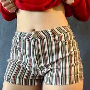 Vertical Striped Shorts